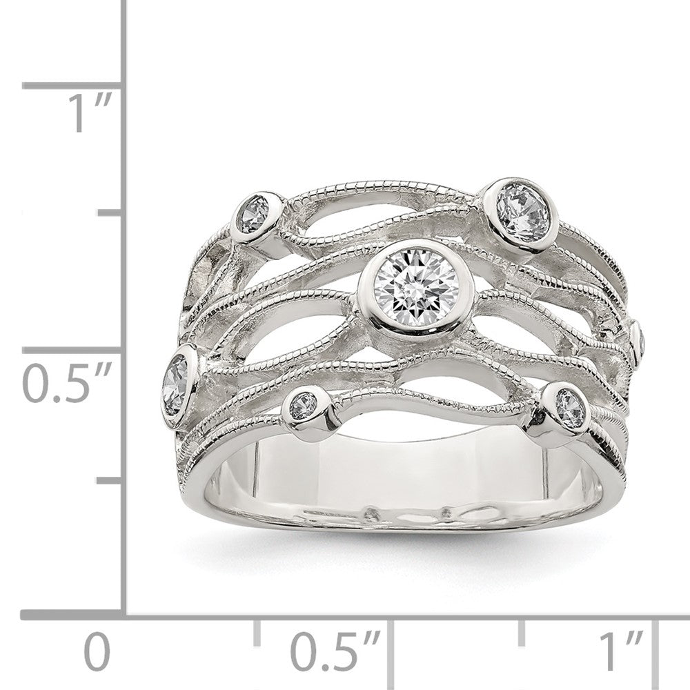 Sterlingsilber Fantasie Zirkonia Ring