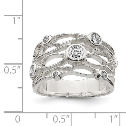 Sterlingsilber Fantasie Zirkonia Ring