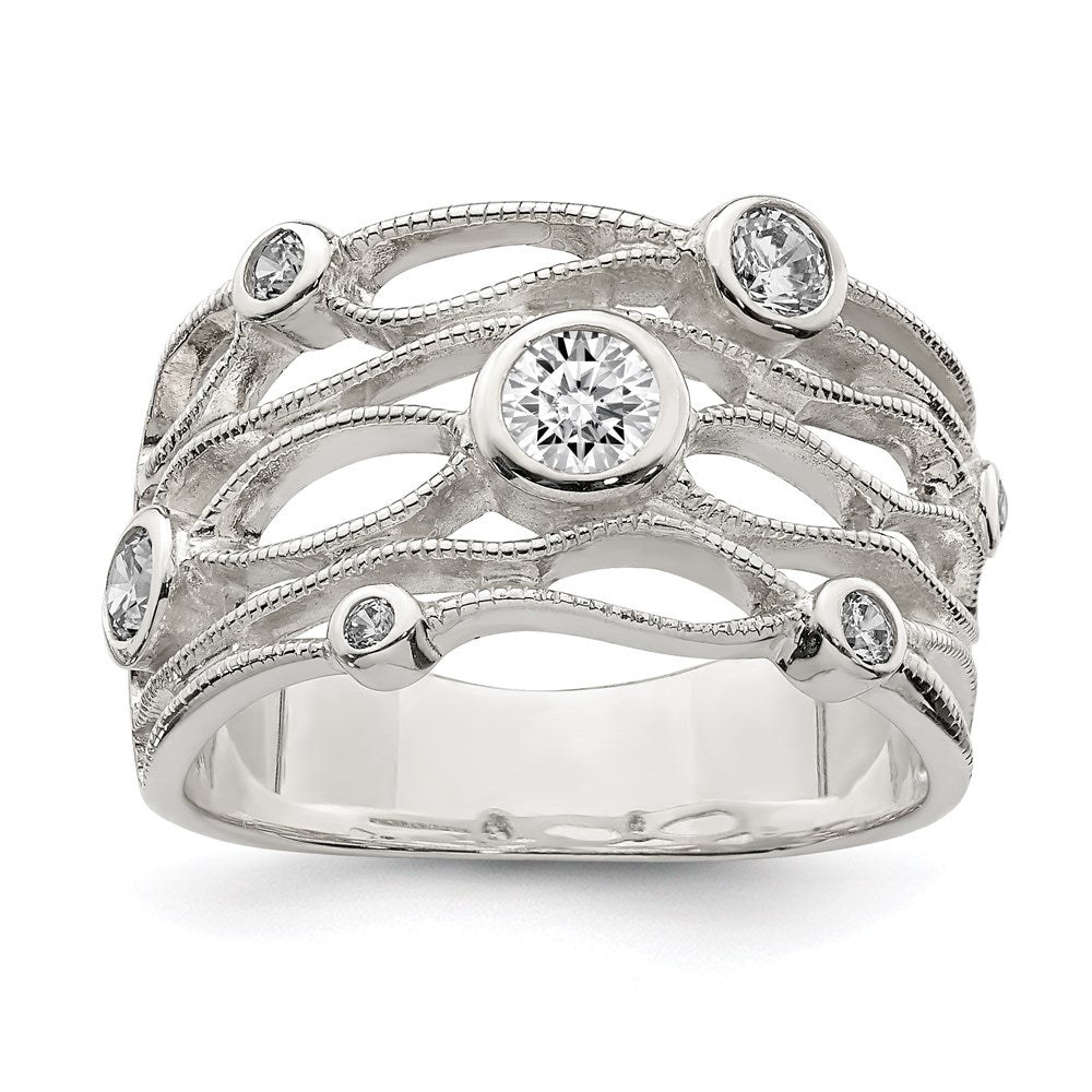 Sterlingsilber Fantasie Zirkonia Ring