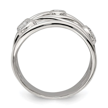 Sterlingsilber Fantasie Zirkonia Ring
