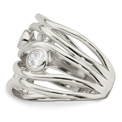Sterlingsilber Fantasie Zirkonia Ring