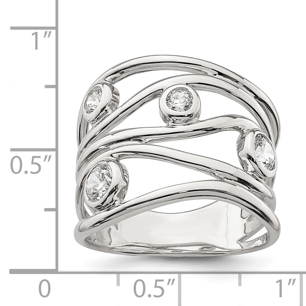 Sterlingsilber Fantasie Zirkonia Ring