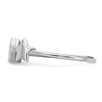 Sterlingsilber Rhodiniert Sterne Verstellbar Ring