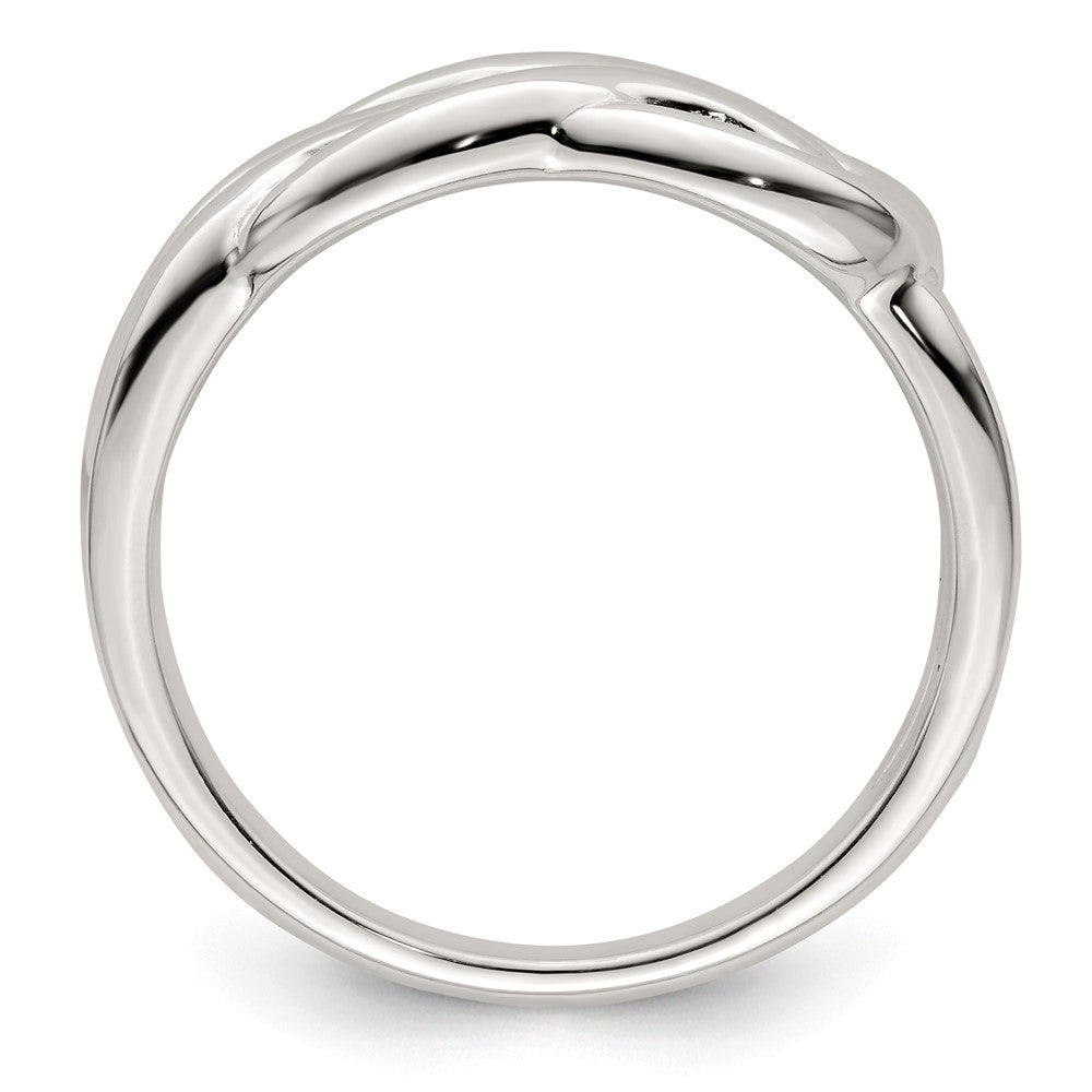 Sterlingsilber Poliert Keltisch Knoten Ring