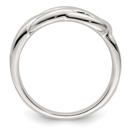 Sterlingsilber Poliert Keltisch Knoten Ring