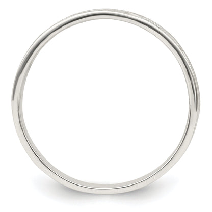 Sterlingsilber Poliert Design Ladie Ring