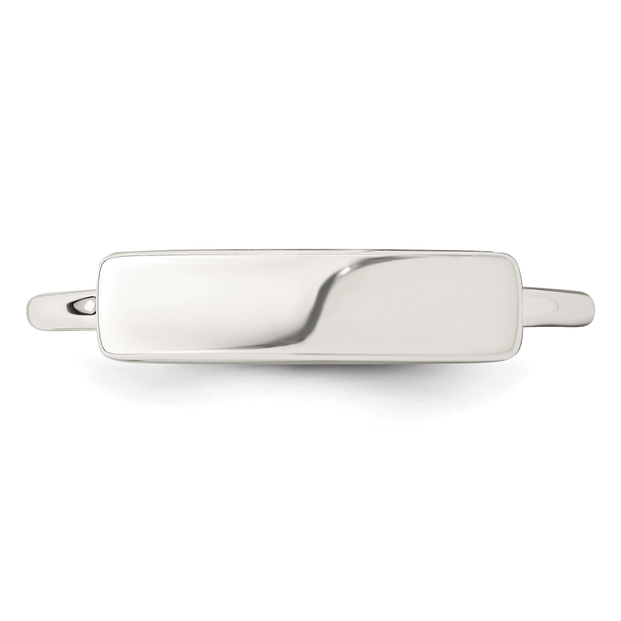 Sterlingsilber Poliert Gravierbar Oberteil Ring