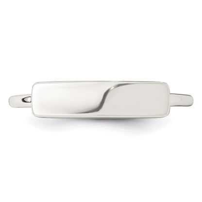Sterlingsilber Poliert Gravierbar Oberteil Ring