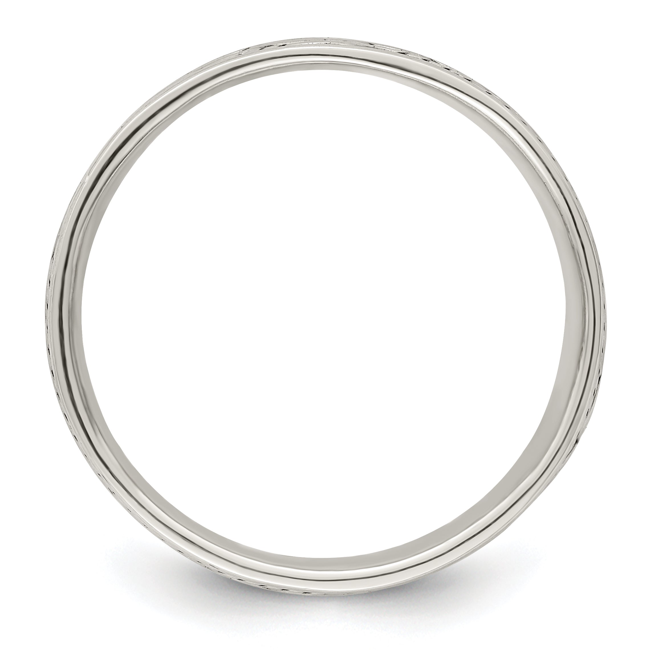 Sterlingsilber Antikisiert Kordel Design Ladie Ring