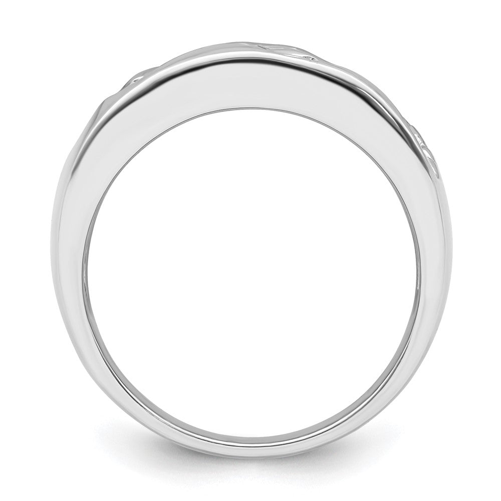 Sterlingsilber Rhodiniert Multi Geformt Zirkonia Ring