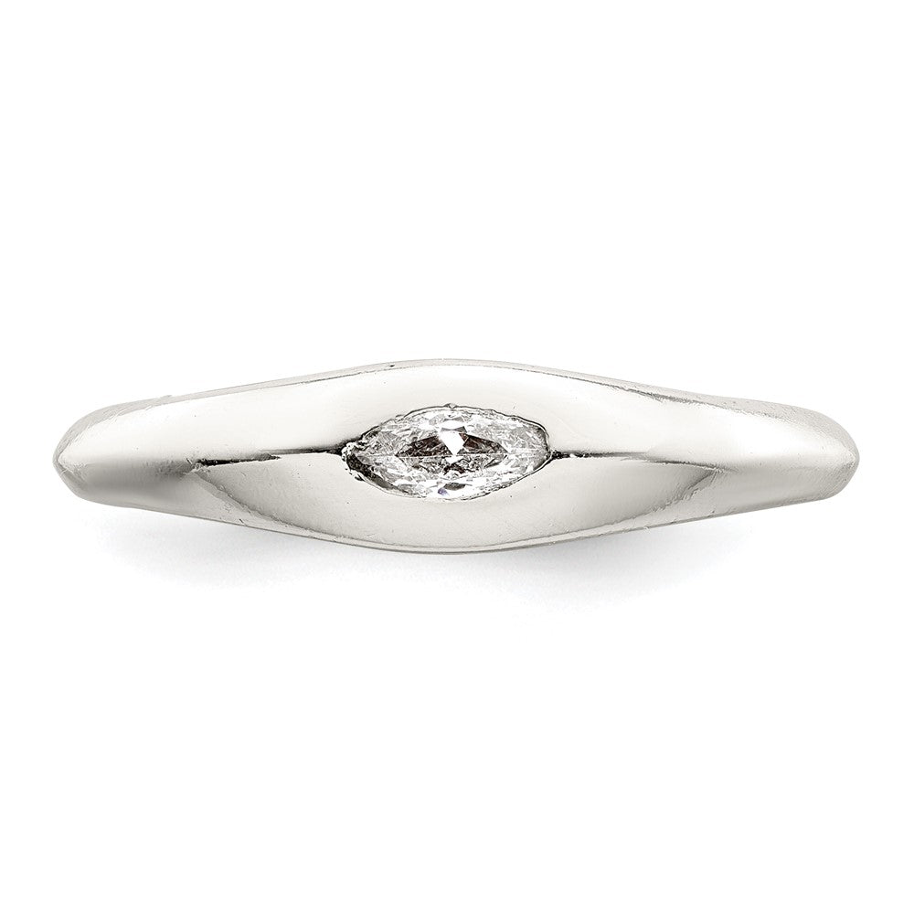 Sterlingsilber Marquise Zirkonia Ring