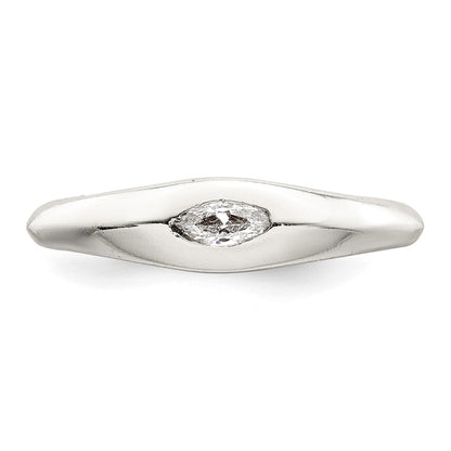 Sterlingsilber Marquise Zirkonia Ring