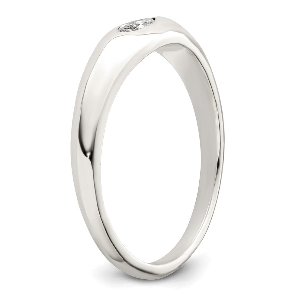 Sterlingsilber Marquise Zirkonia Ring