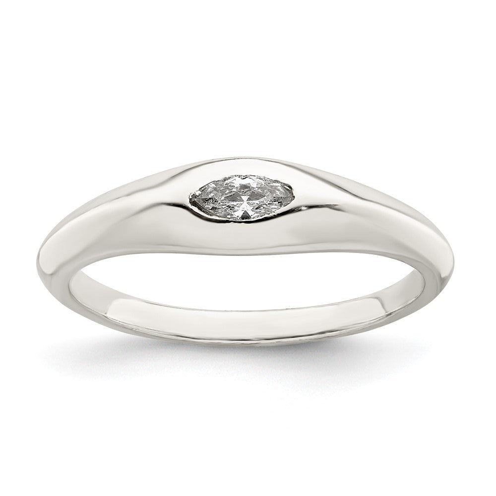 Sterlingsilber Marquise Zirkonia Ring