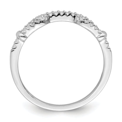 Sterlingsilber Rhodiniert Zirkonia Ring