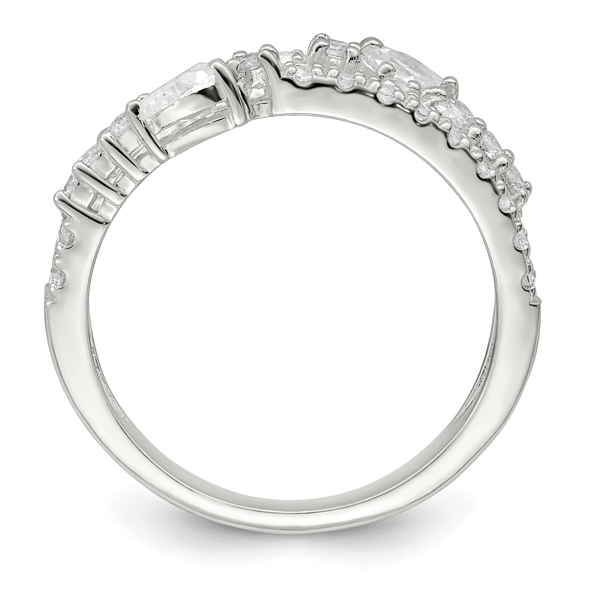 Sterlingsilber Zirkonia Ring