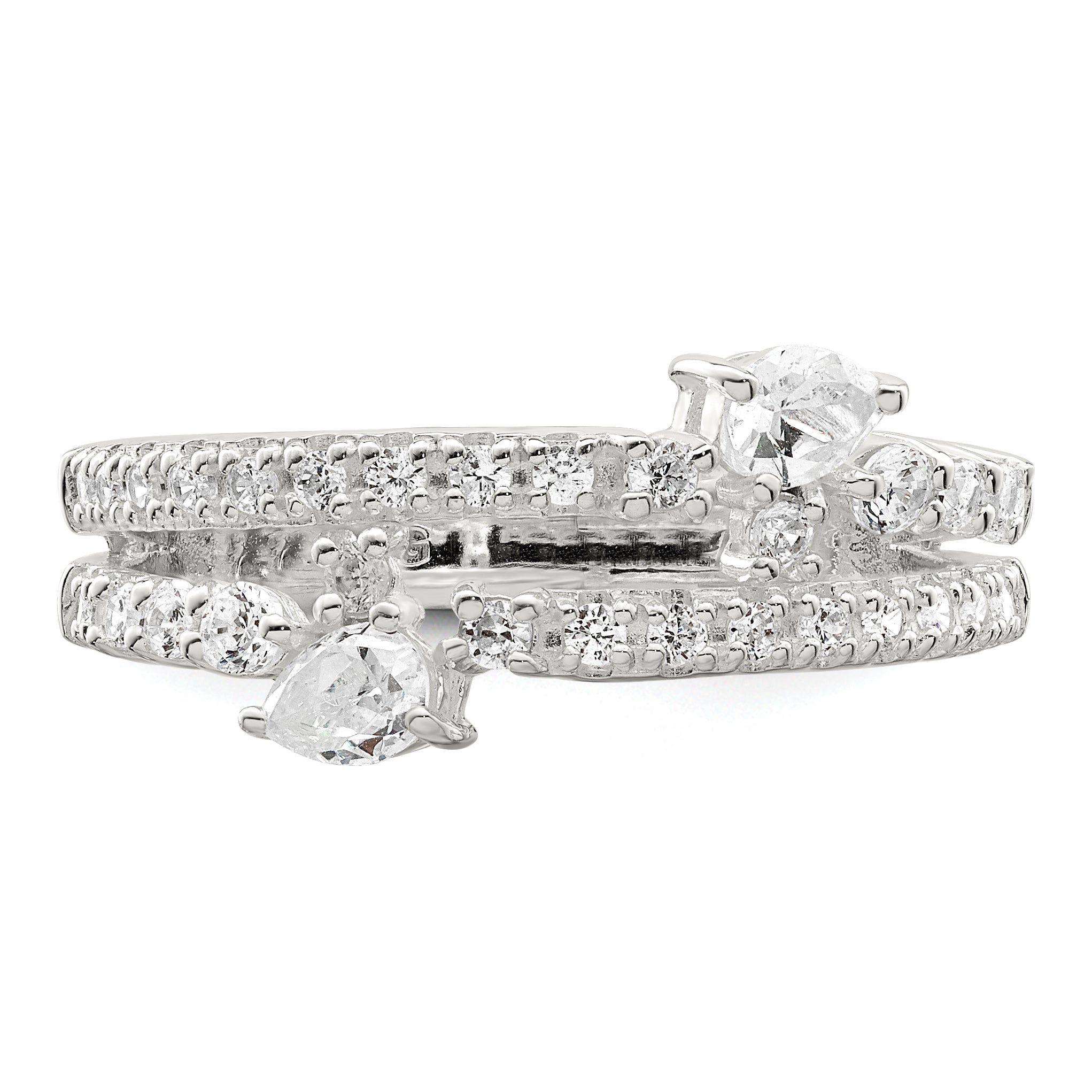 Sterlingsilber Zirkonia Ring
