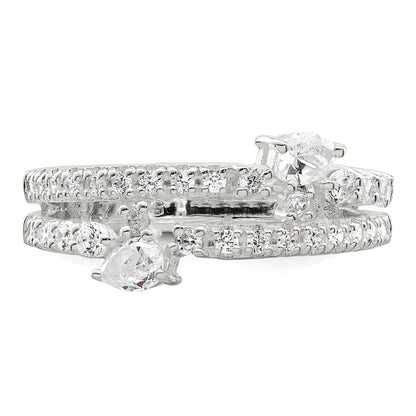 Sterlingsilber Zirkonia Ring
