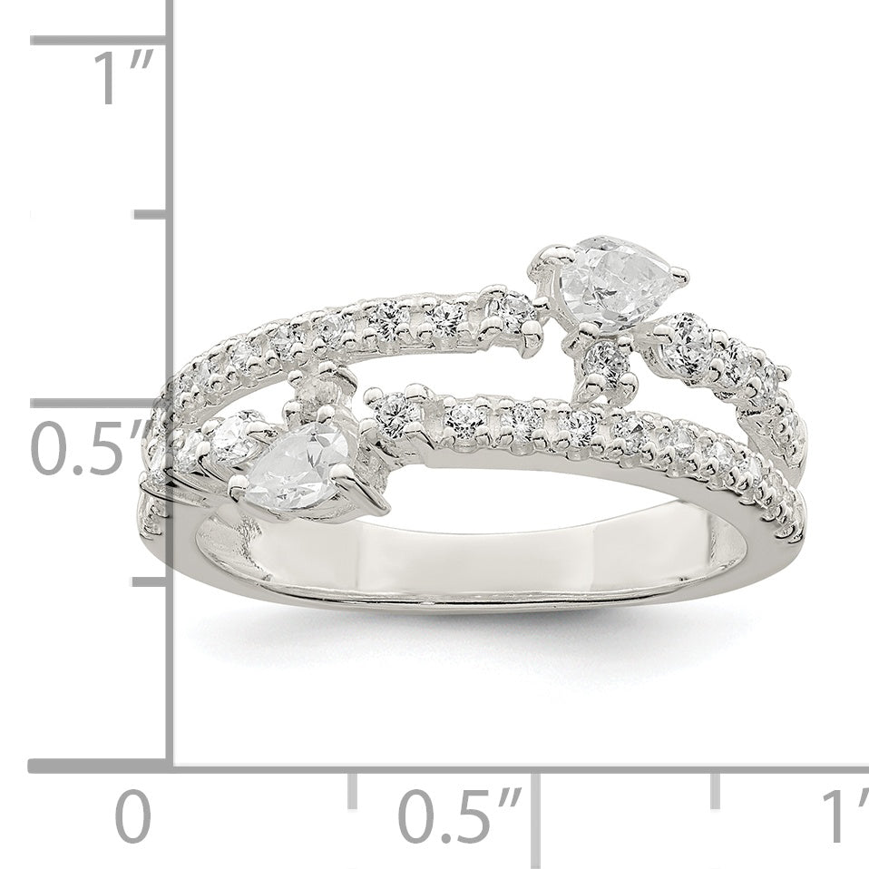 Sterlingsilber Zirkonia Ring