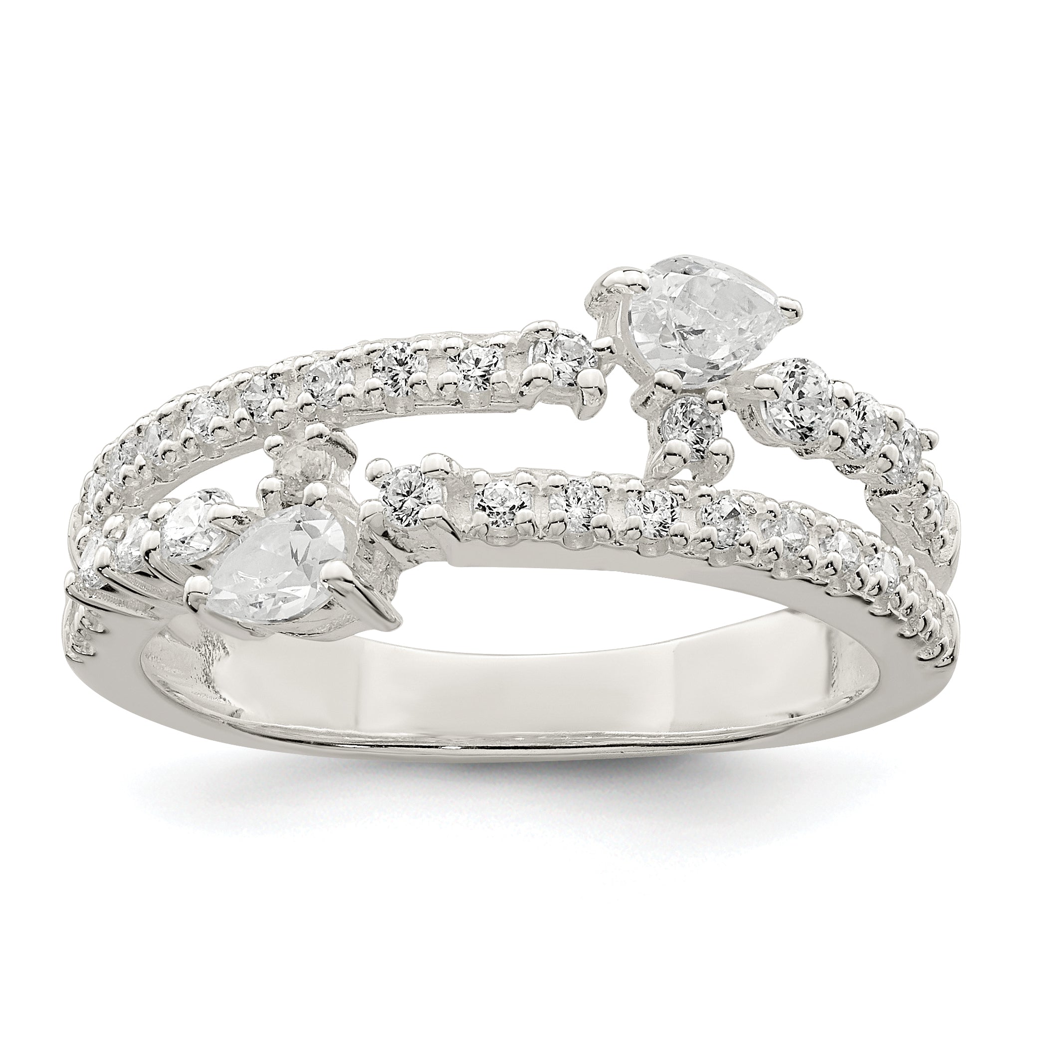 Sterlingsilber Zirkonia Ring