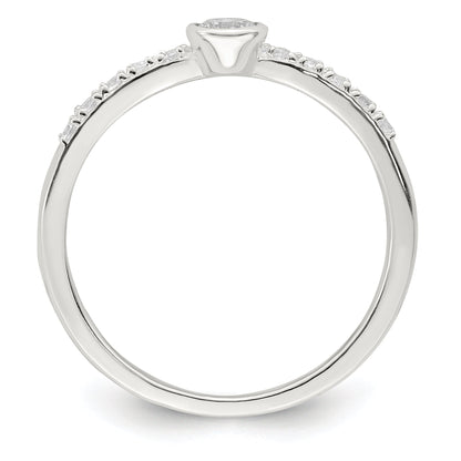 Sterlingsilber Zirkonia Ring