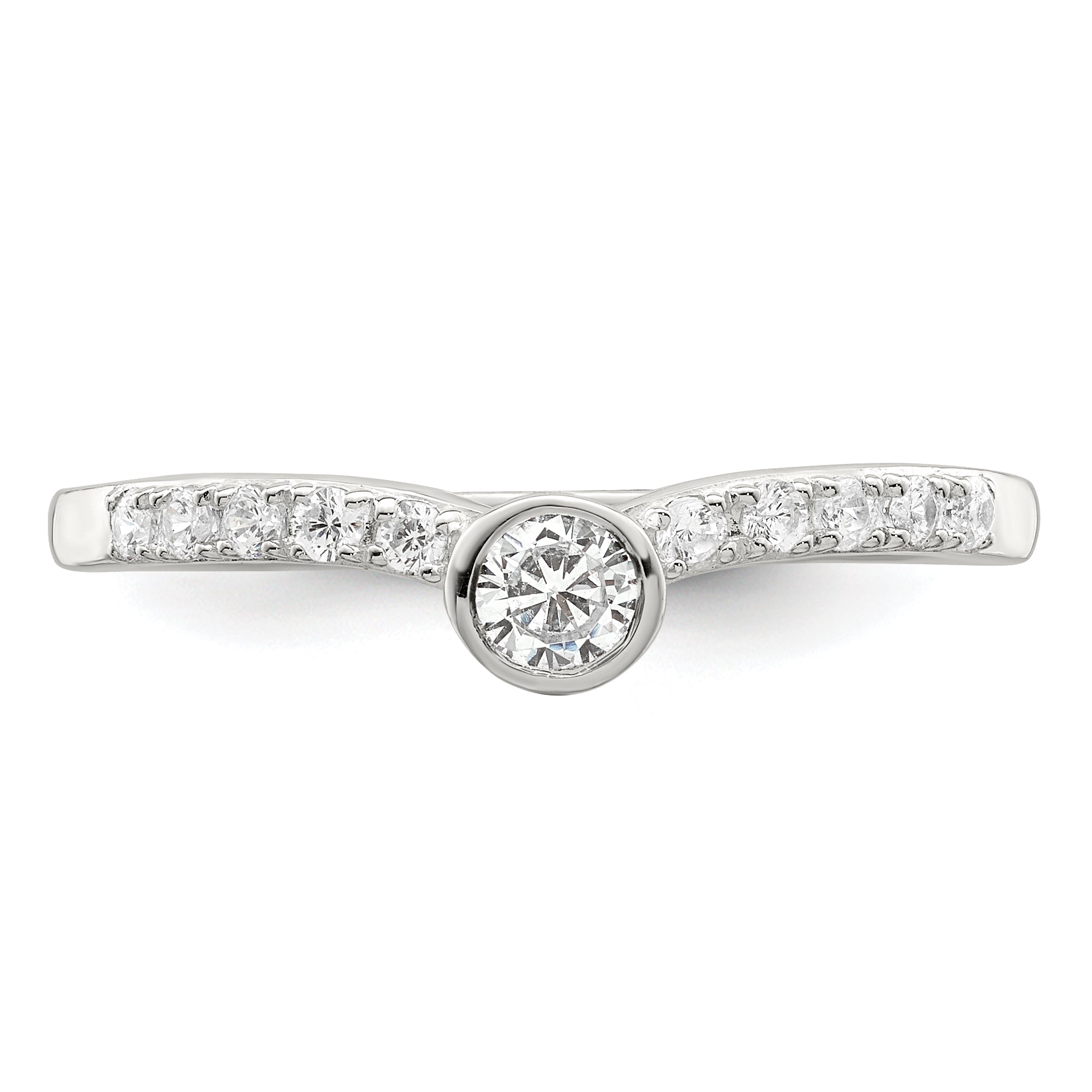Sterlingsilber Zirkonia Ring