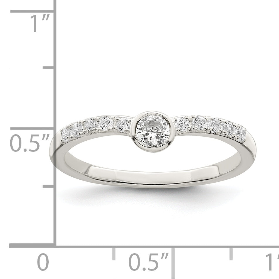 Sterlingsilber Zirkonia Ring