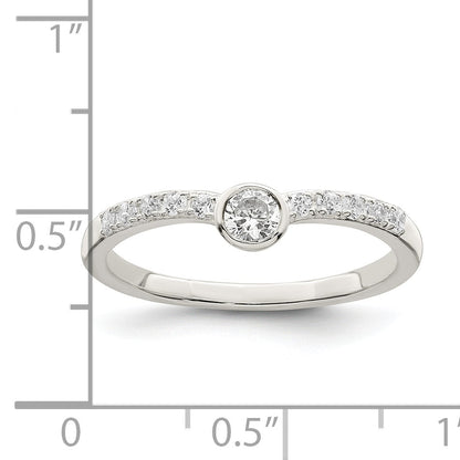 Sterlingsilber Zirkonia Ring