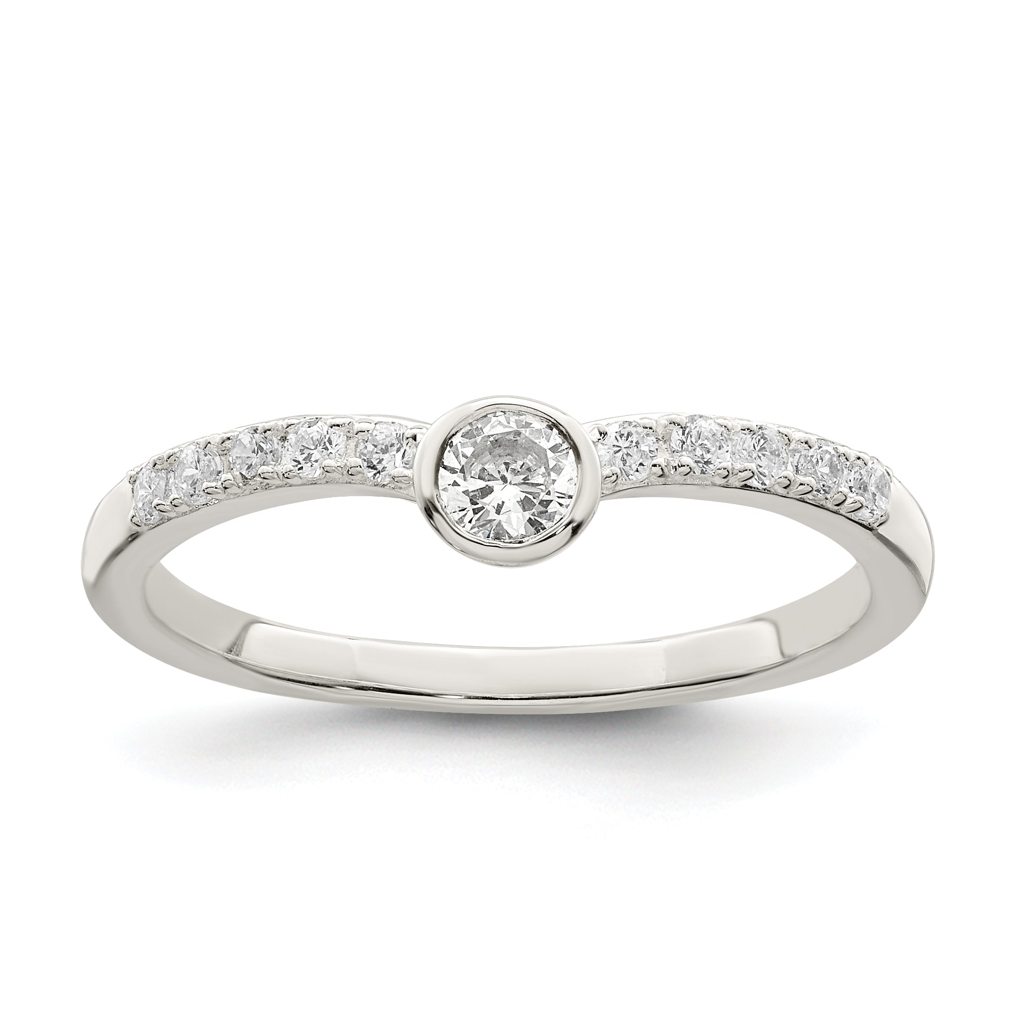 Sterlingsilber Zirkonia Ring