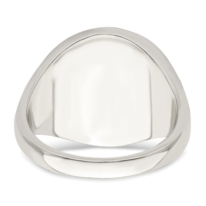 Sterlingsilber Rhodiniert Emailliert Kreuz Ring