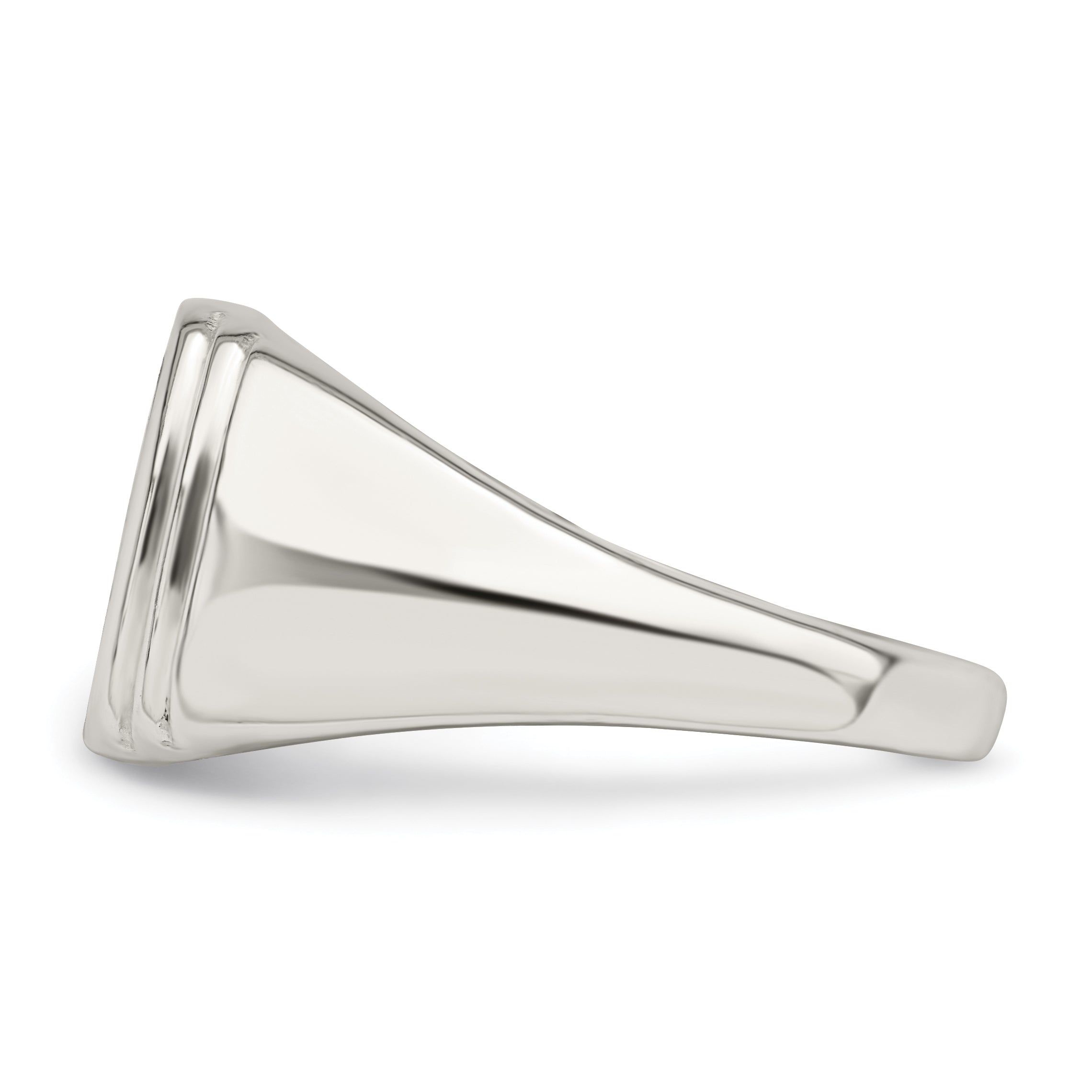 Sterlingsilber Schwarz Emailliert Herren Totenkopf und Crossbones Ring