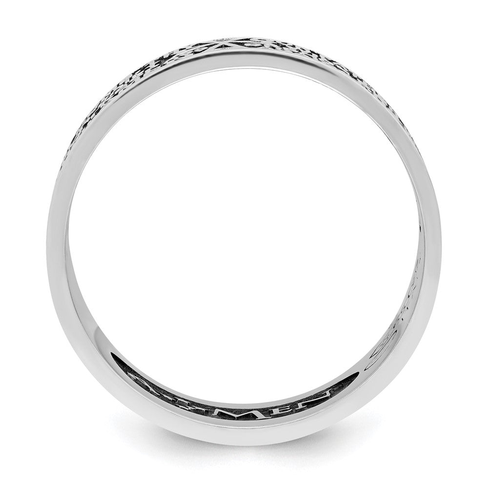 Sterlingsilber Amen Rhodiniert Größe 6 Lord Gebet Ring
