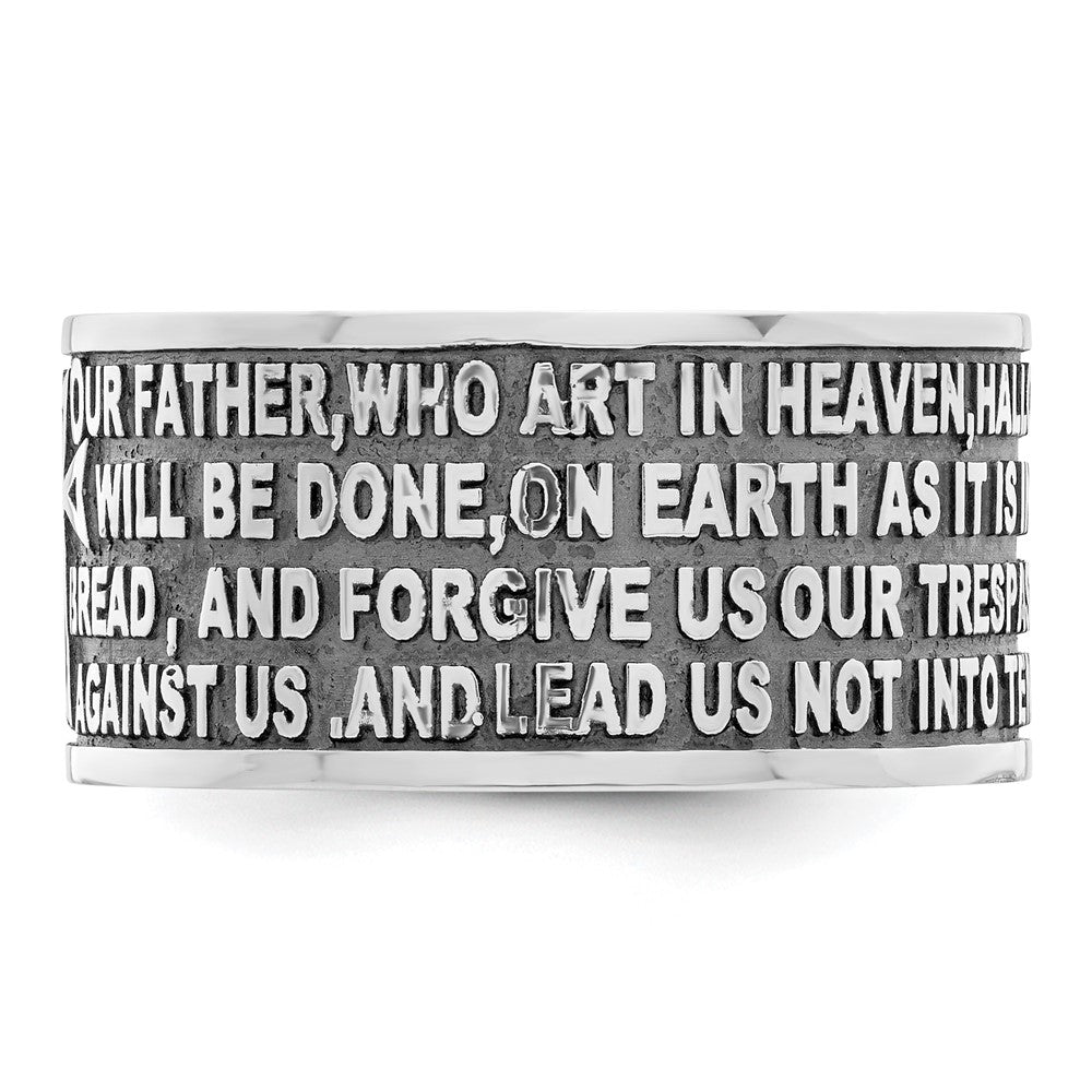 Sterlingsilber Amen Rhodiniert Größe 6 Lord Gebet Ring