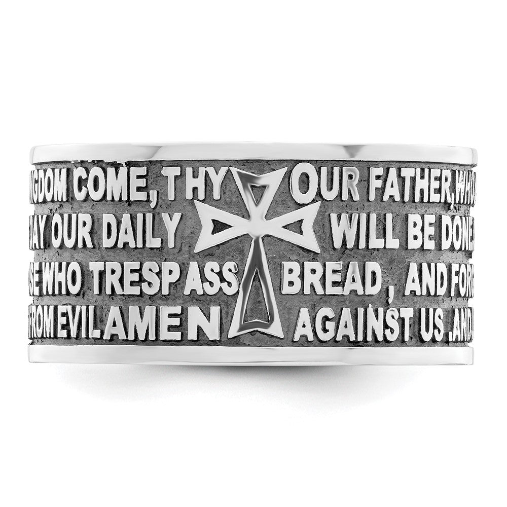 Sterlingsilber Amen Rhodiniert Größe 6 Lord Gebet Ring