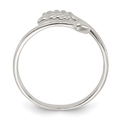 Sterlingsilber Poliert Pfeil/chain Glieder/plain Set Of 3 Zehen Rings
