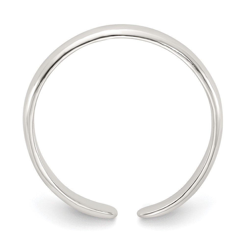 Sterlingsilber Poliert Pfeil/chain Glieder/plain Set Of 3 Zehen Rings