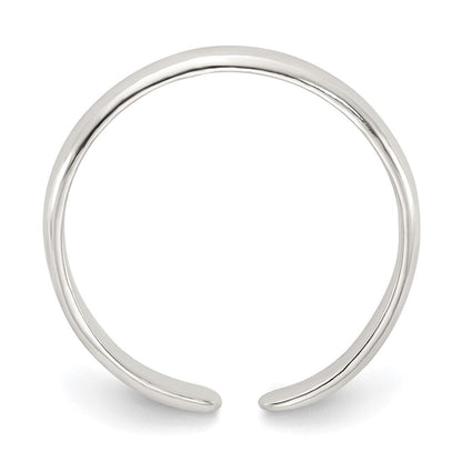 Sterlingsilber Poliert Pfeil/chain Glieder/plain Set Of 3 Zehen Rings