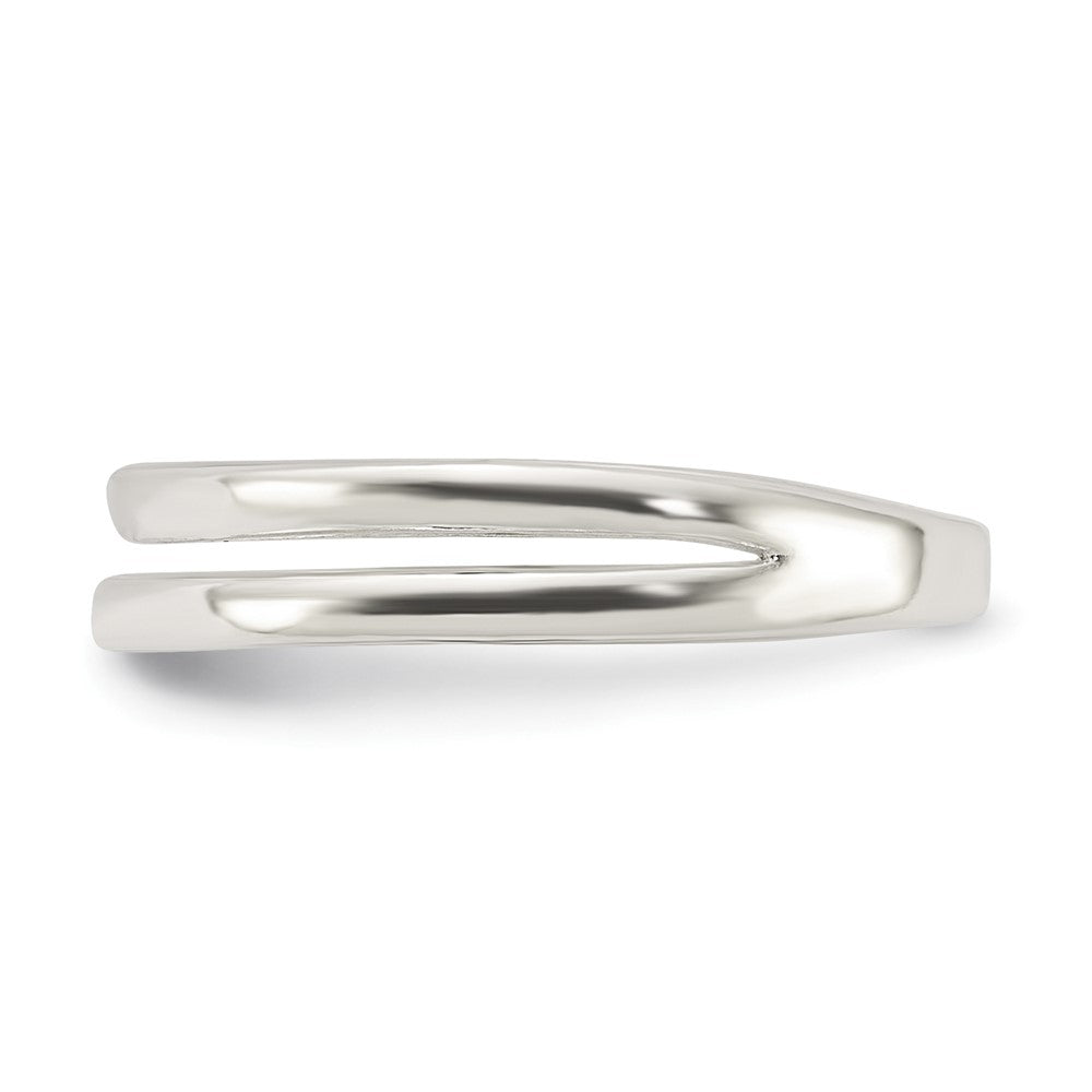 Sterlingsilber Poliert Set Of 2 Zehen Rings