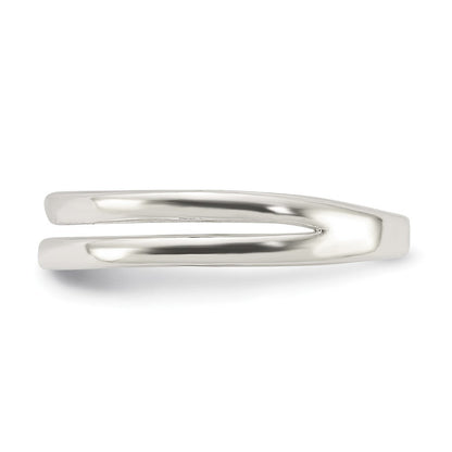 Sterlingsilber Poliert Set Of 2 Zehen Rings