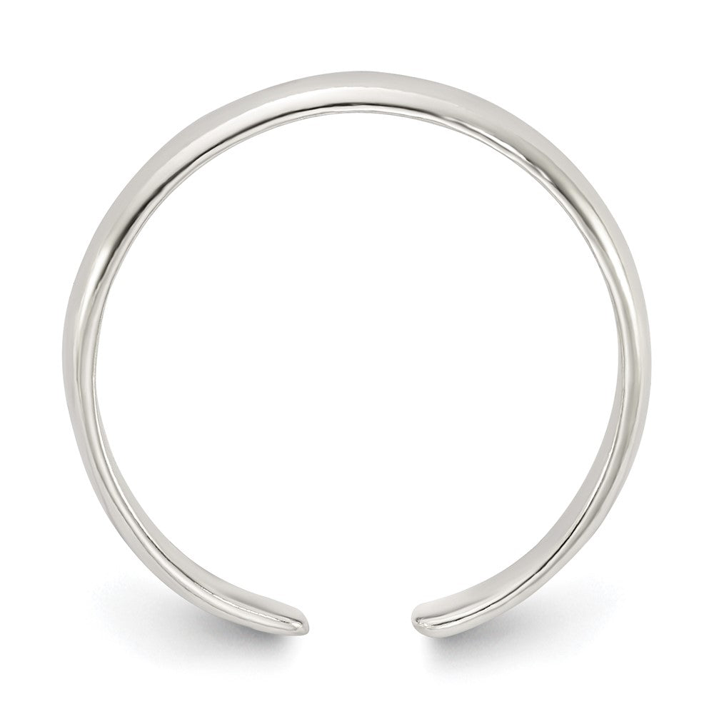 Sterlingsilber Poliert Set Of 2 Zehen Rings