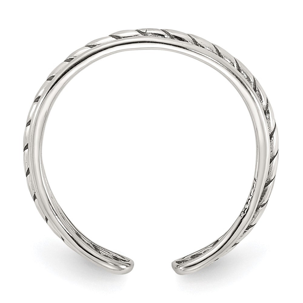 Sterlingsilber Antikisiert Zehenring