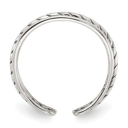 Sterlingsilber Antikisiert Zehenring