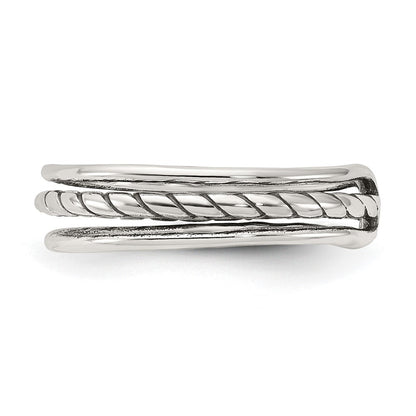 Sterlingsilber Antikisiert Zehenring