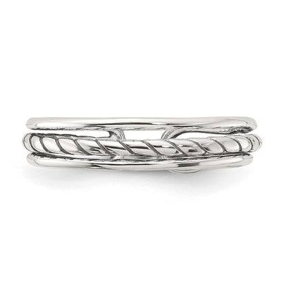 Sterlingsilber Antikisiert Zehenring