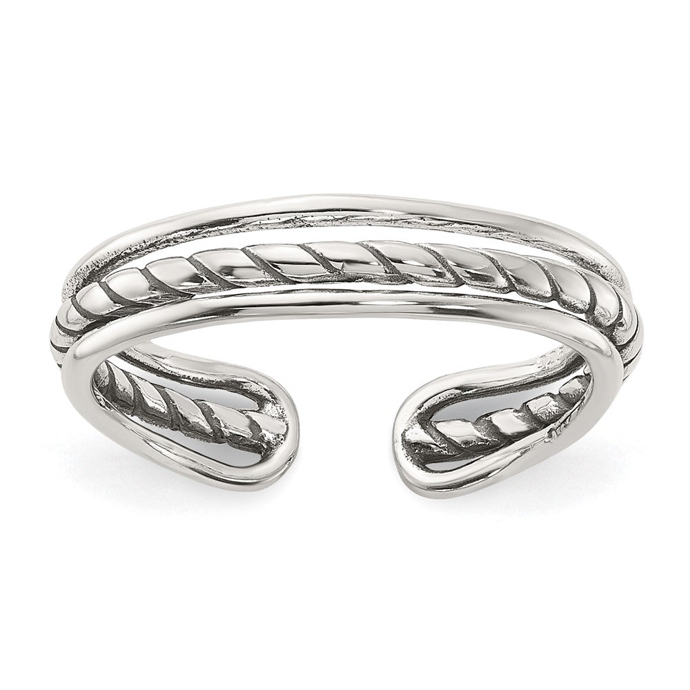 Sterlingsilber Antikisiert Zehenring