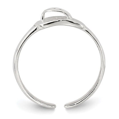 Sterlingsilber Poliert Flip Flop Zehenring