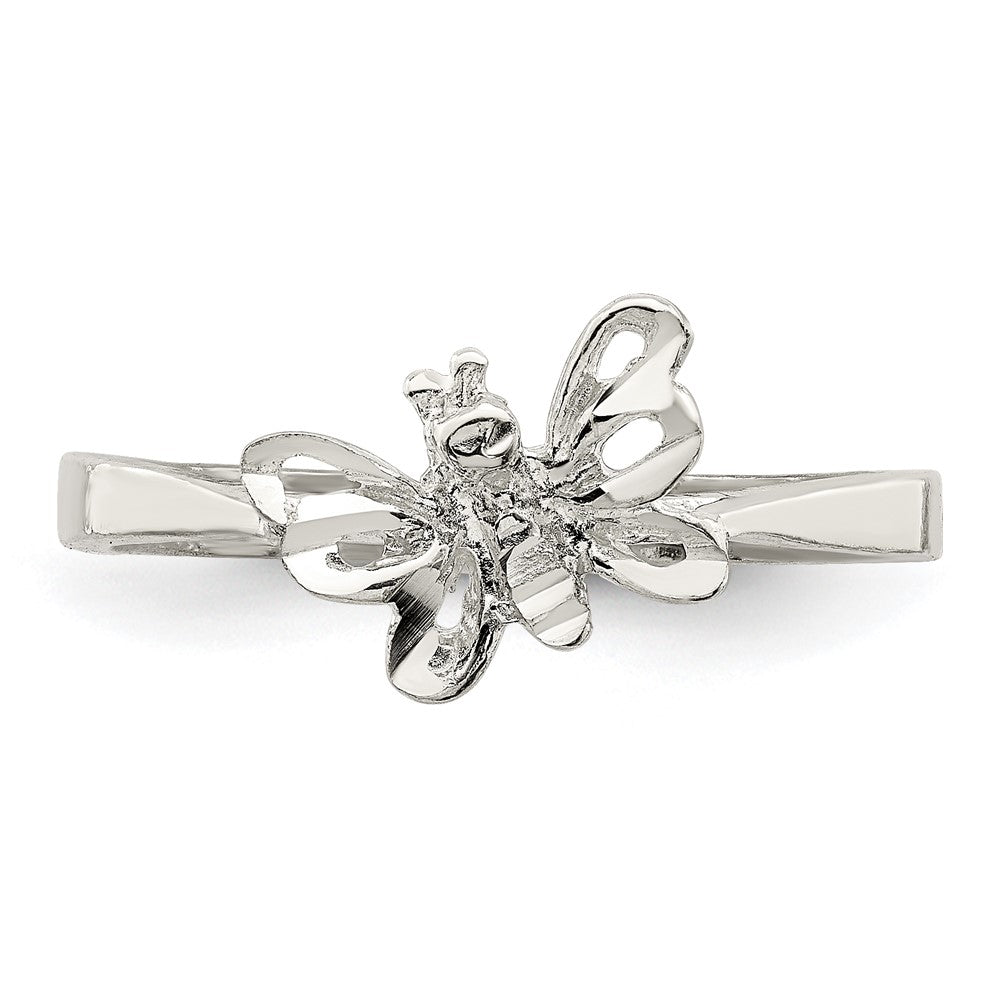 Sterlingsilber Schmetterling Ring