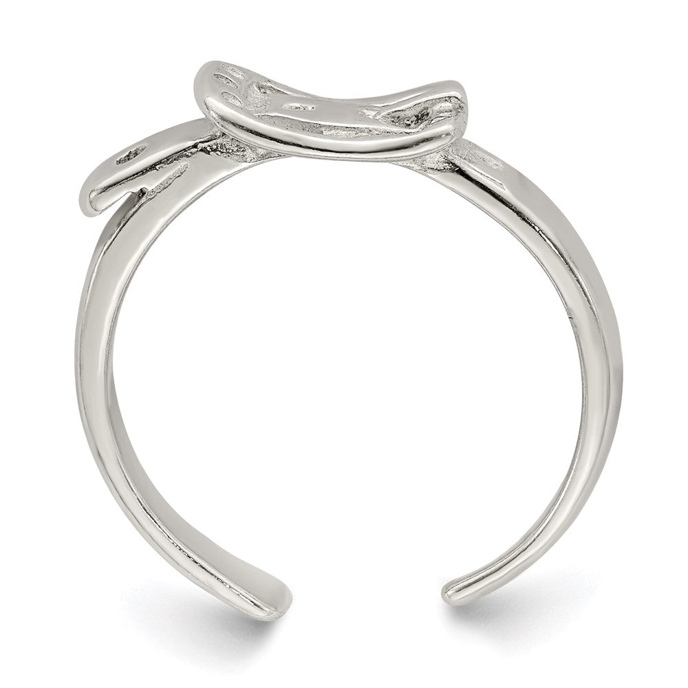 Sterlingsilber Antikisiert Schnalle Zehenring