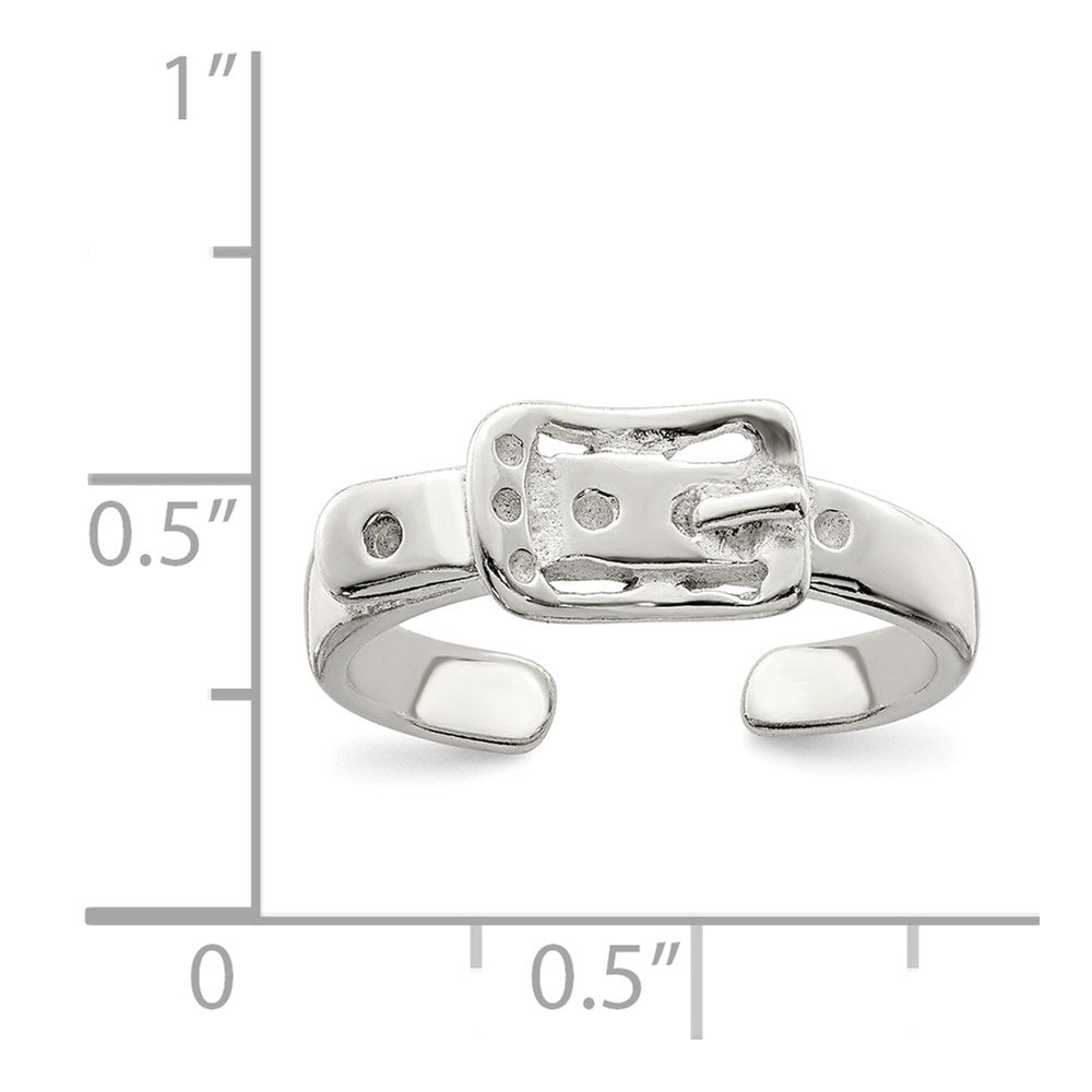 Sterlingsilber Antikisiert Schnalle Zehenring