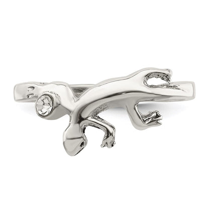 Sterlingsilber Antikisiert Lizard Zirkonia Zehenring